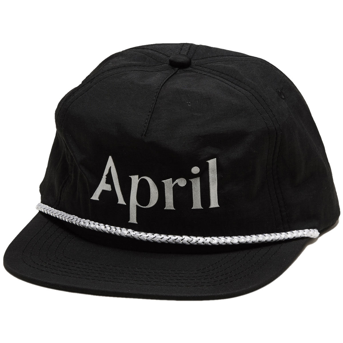April Chrome Logo Hat - Black image 1