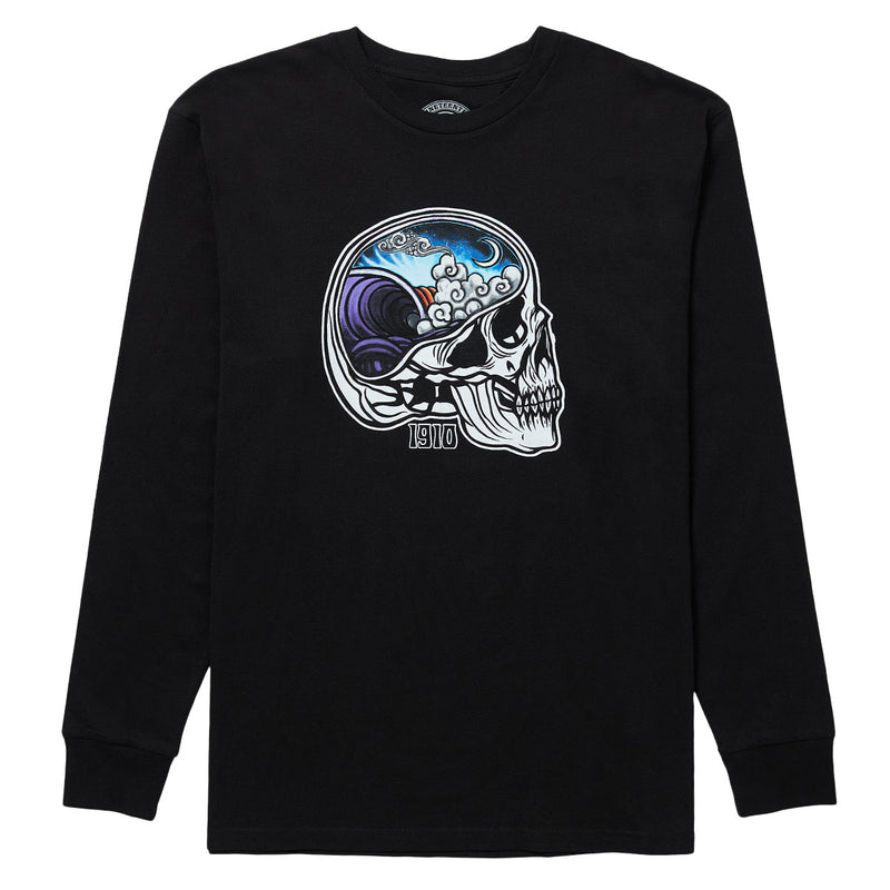 1910 In Your Head Night Long Sleeve T-Shirt - Black