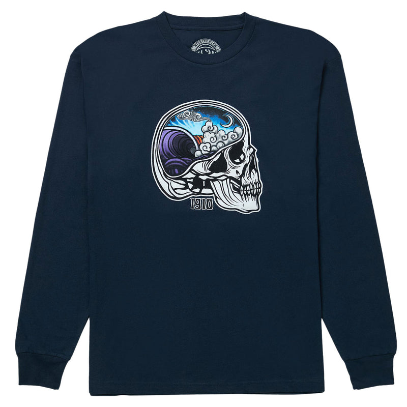 1910 In Your Head Night Long Sleeve T-Shirt - Navy