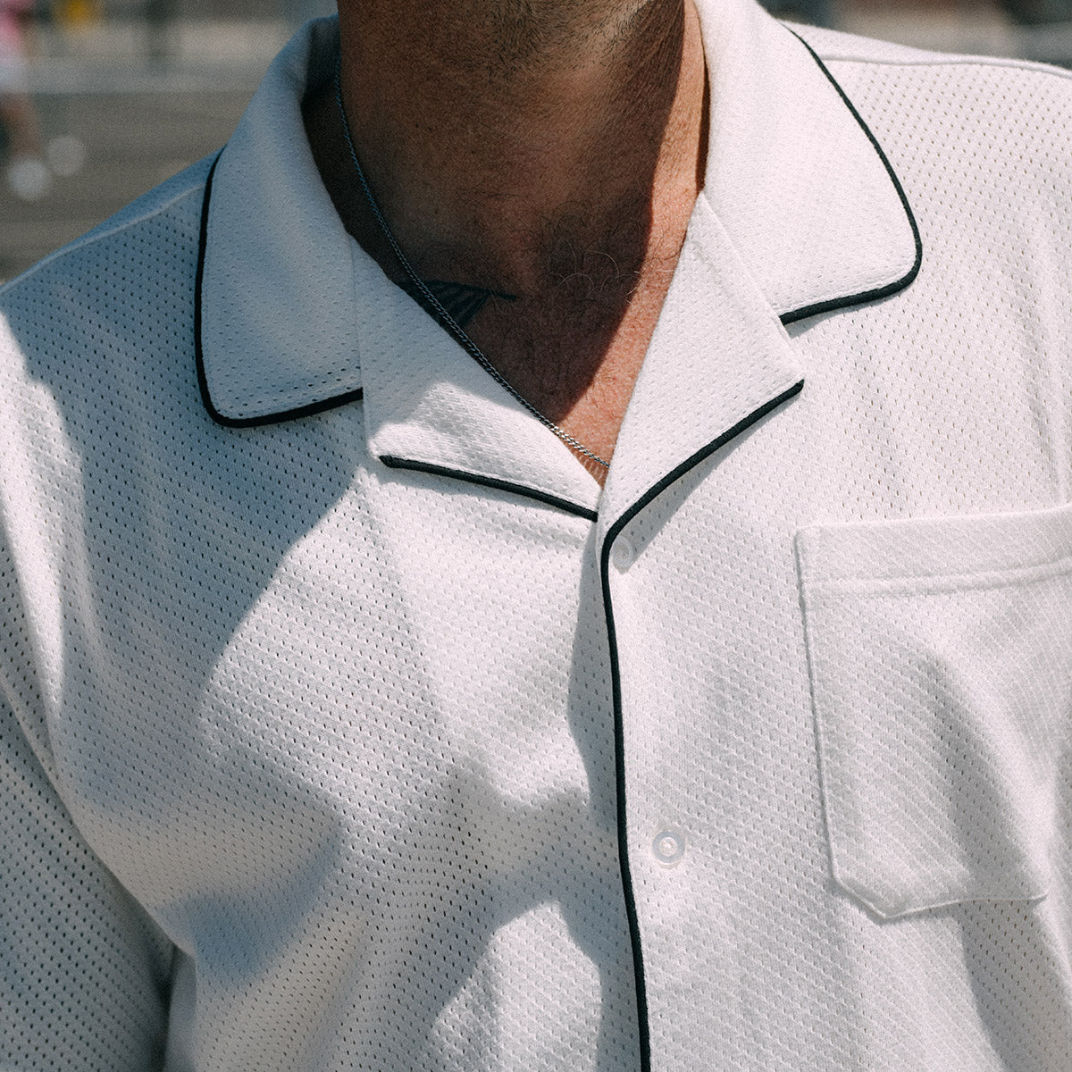 CCS Lounge Mesh Shirt - White image 7