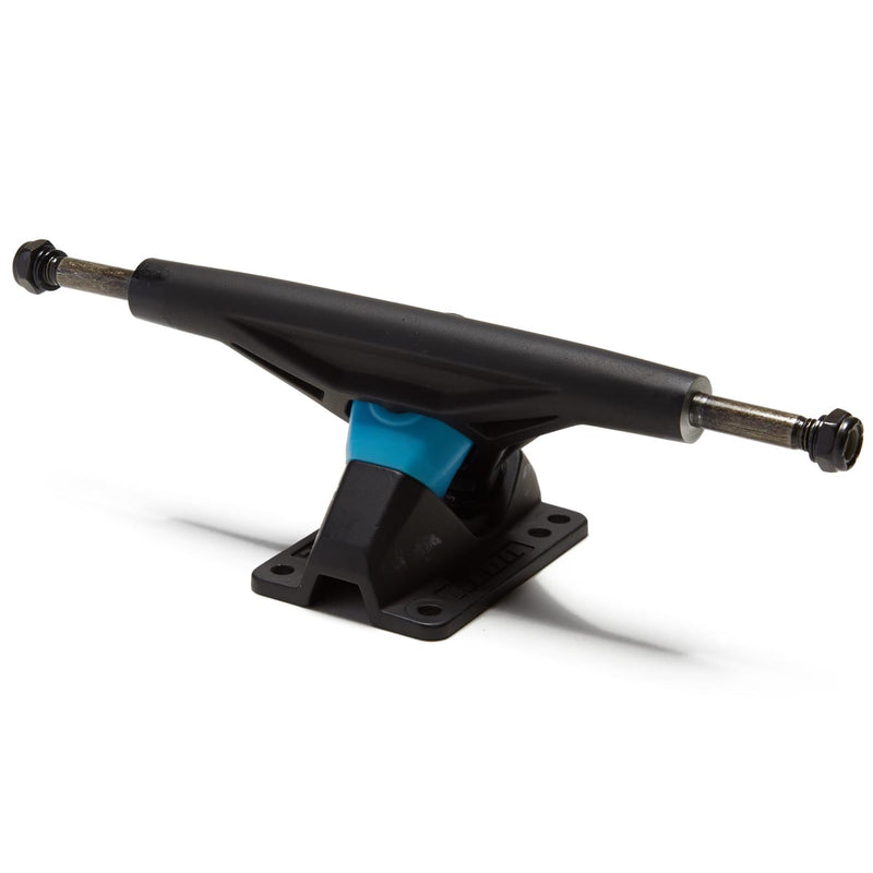 Seismic Aeon 45 Degree Longboard Trucks - Black/Black - 155mm