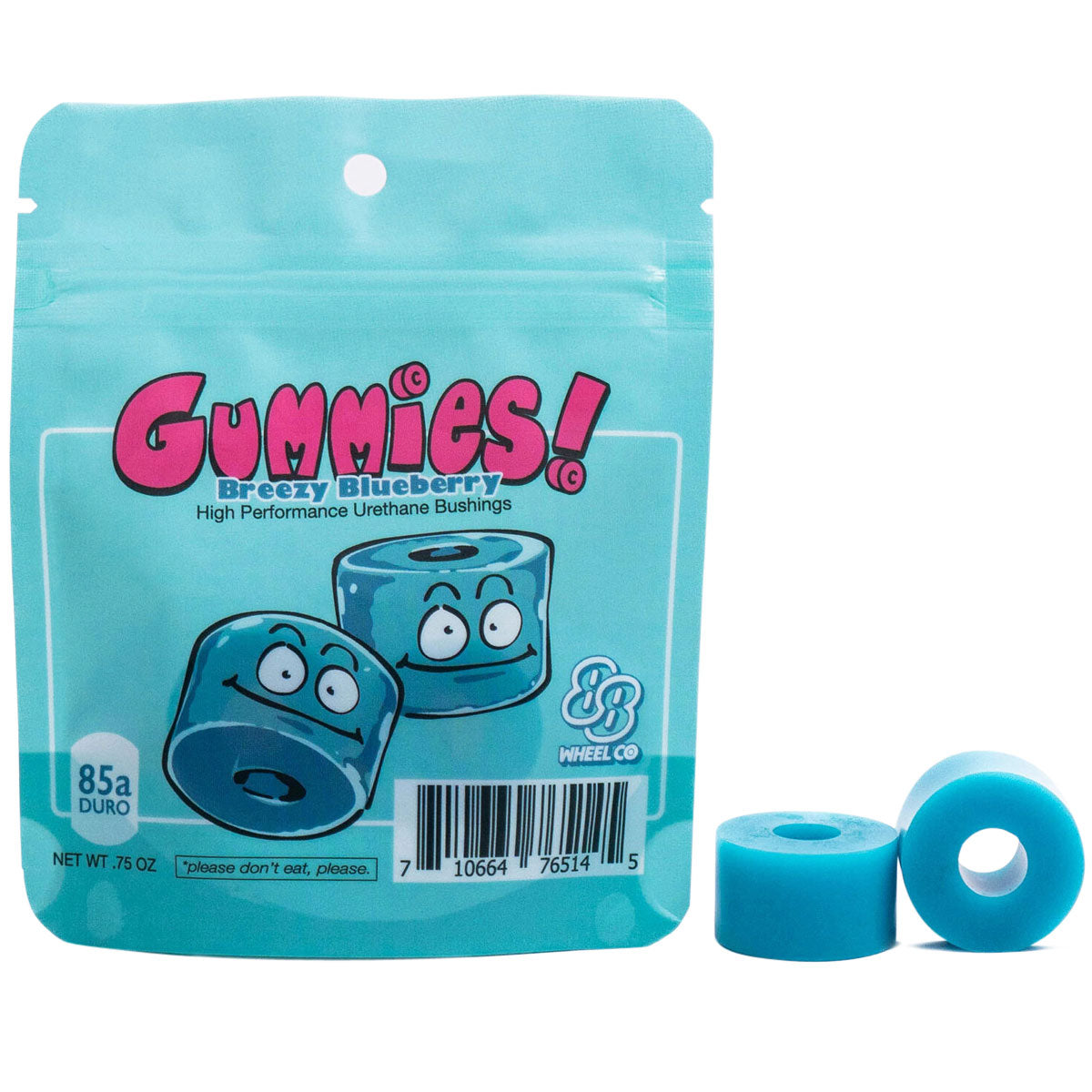 88 Wheel Co Gummies Double Barrel Soft 85a Bushings image 2