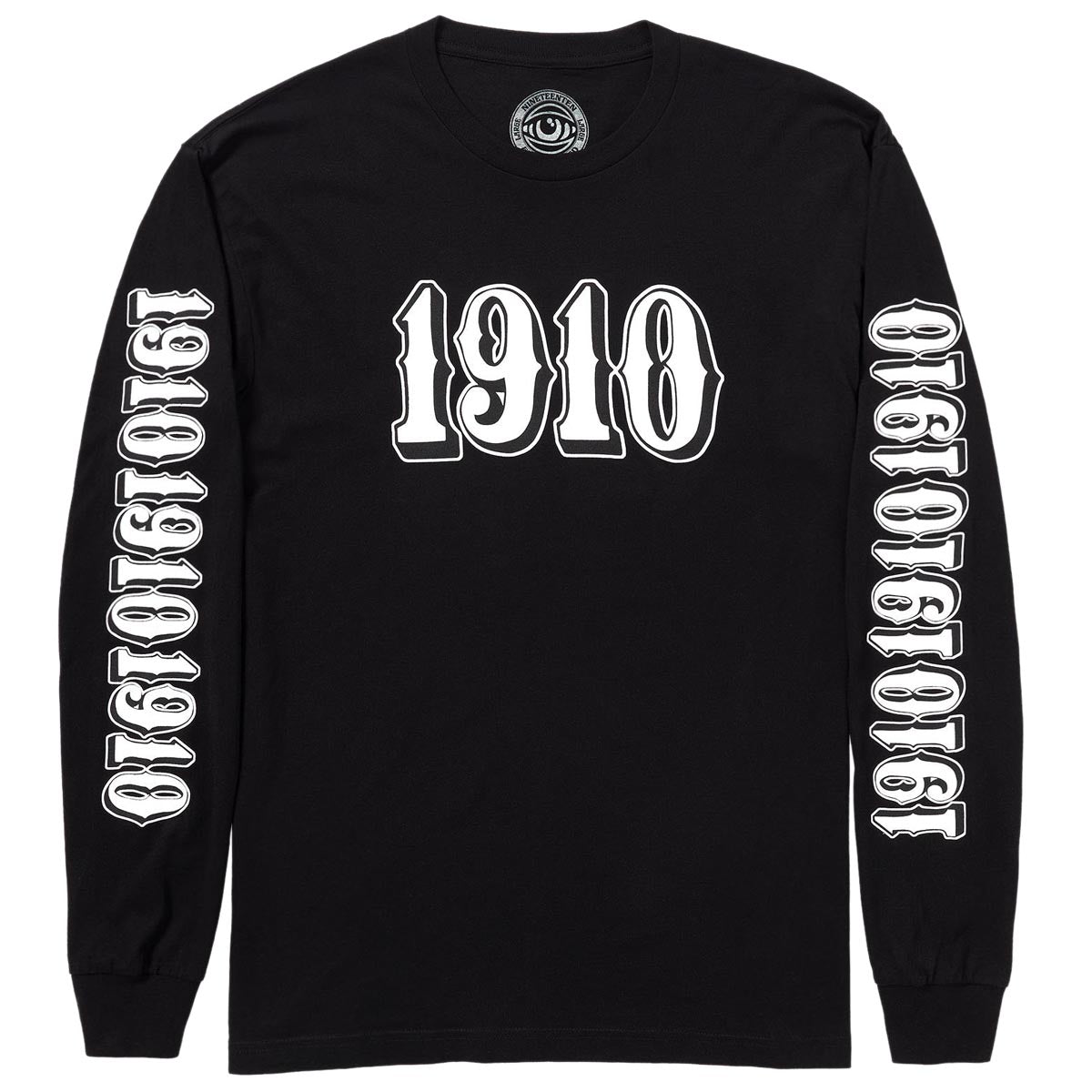 1910 OG Font Long Sleeve T-Shirt - Black image 1