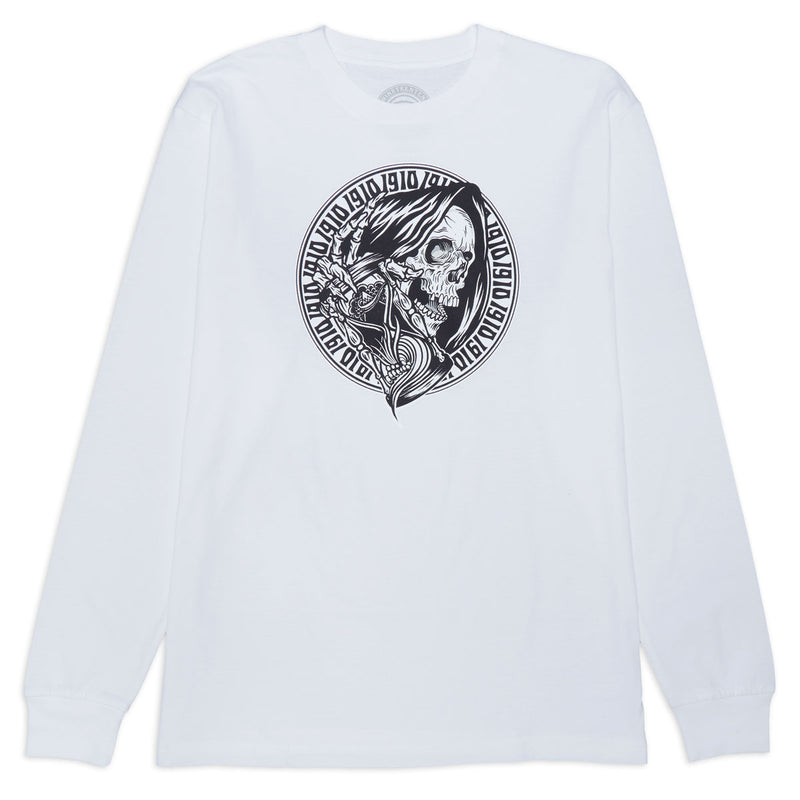 1910 Times Up Long Sleeve T-Shirt - White