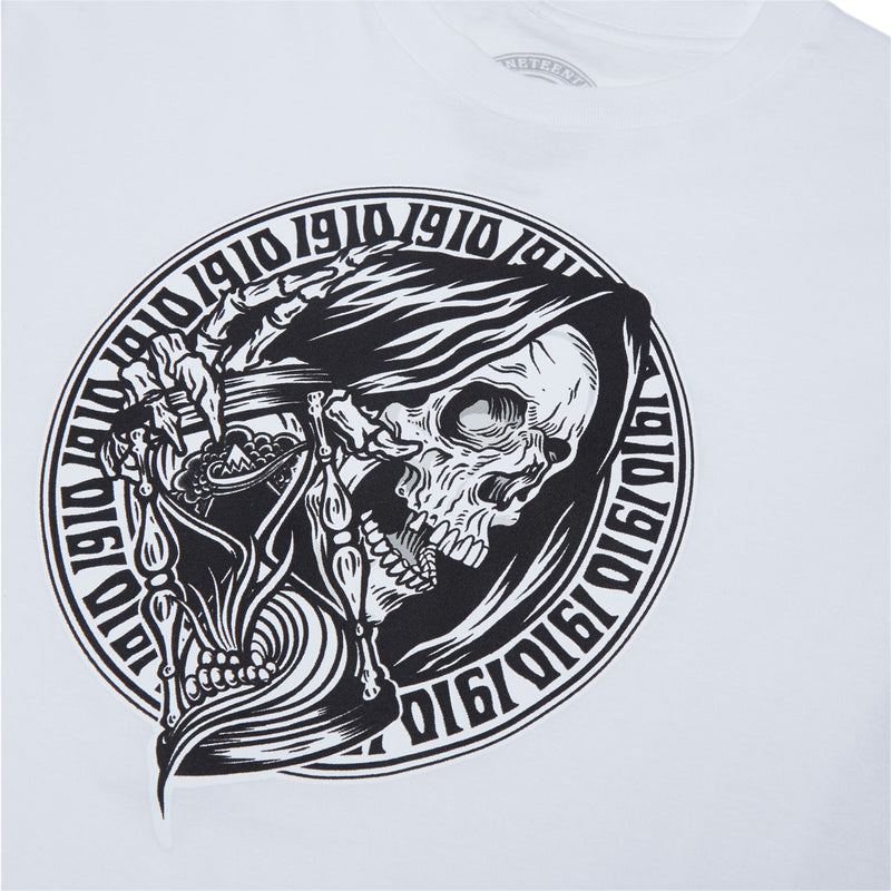1910 Times Up Long Sleeve T-Shirt - White