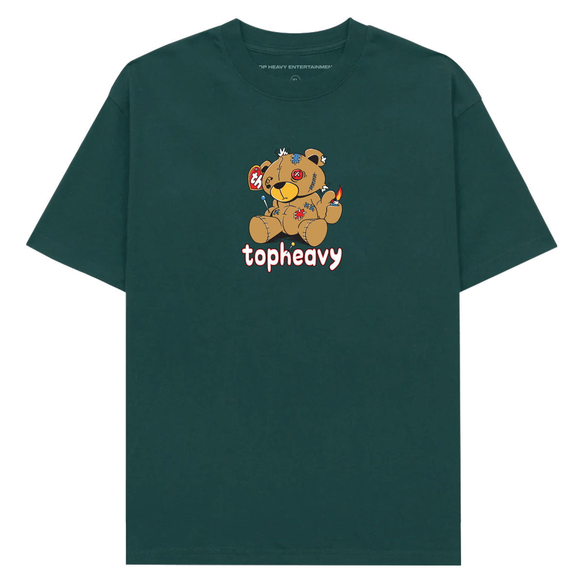 Top Heavy Bear Minimum T-Shirt - Forest image 1
