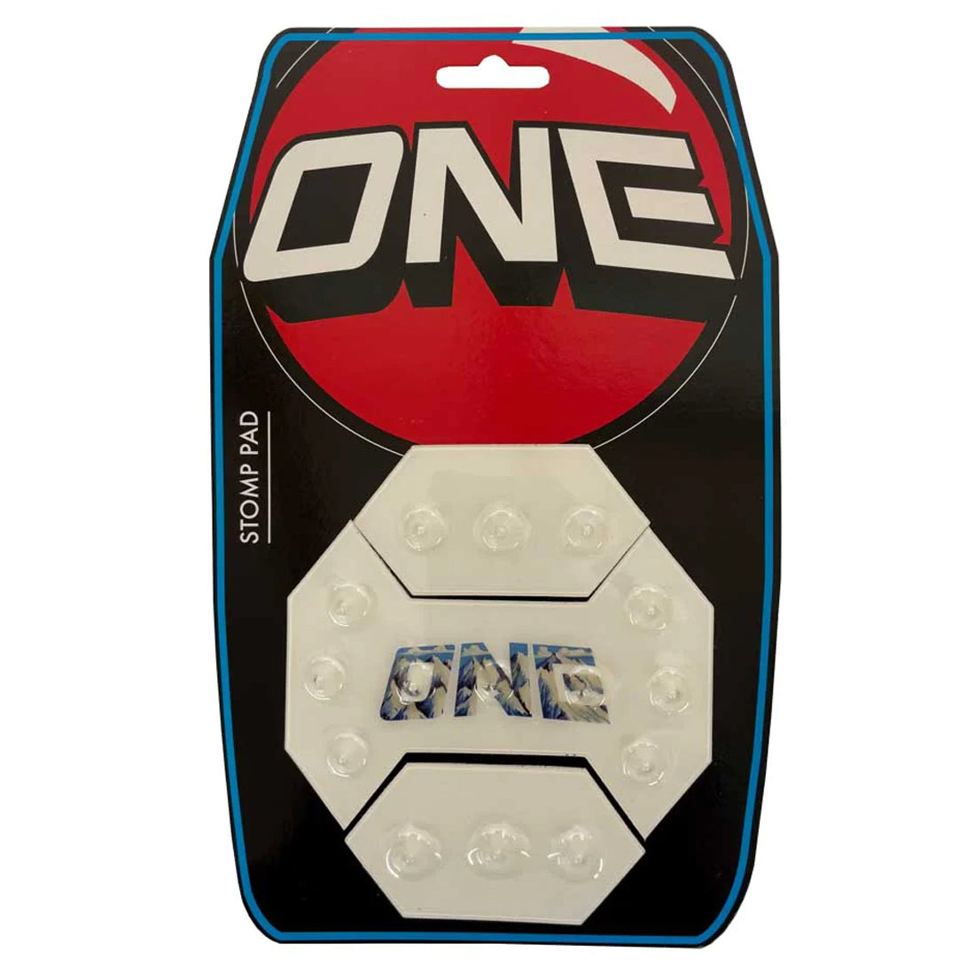 One Ball Jay Mod Pod 3 Piece Snowboard Stomp Pad - Clear/Blue image 1