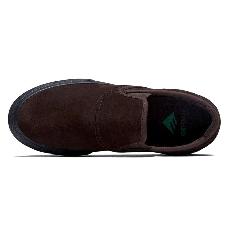 Emerica Wino G6 Slip-On Shoes - Brown/Black