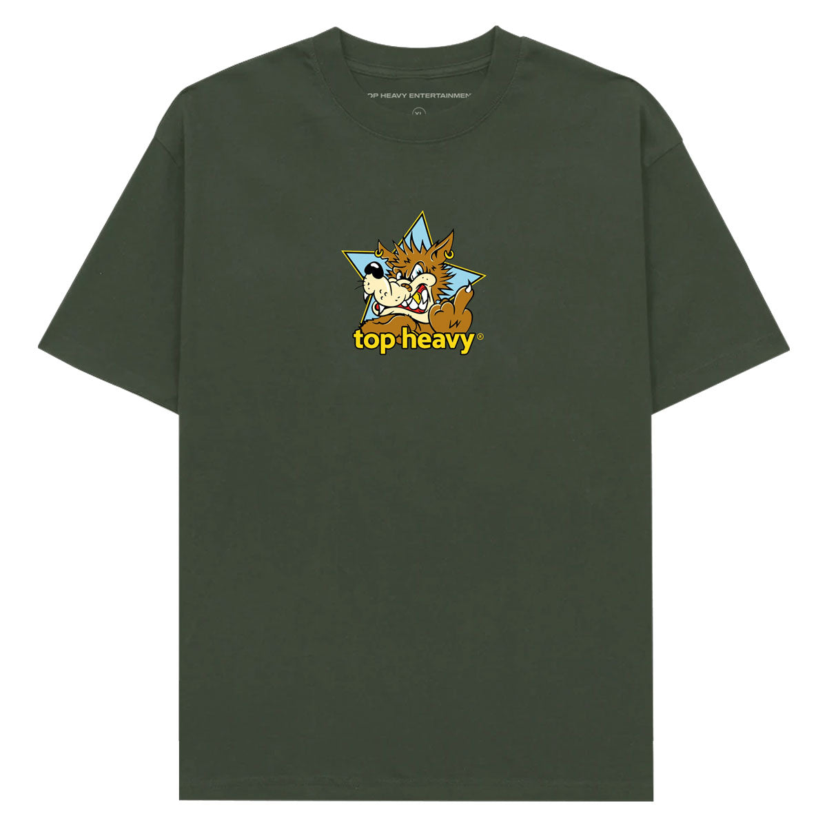 Top Heavy Doghouse T-Shirt - Military Green image 1