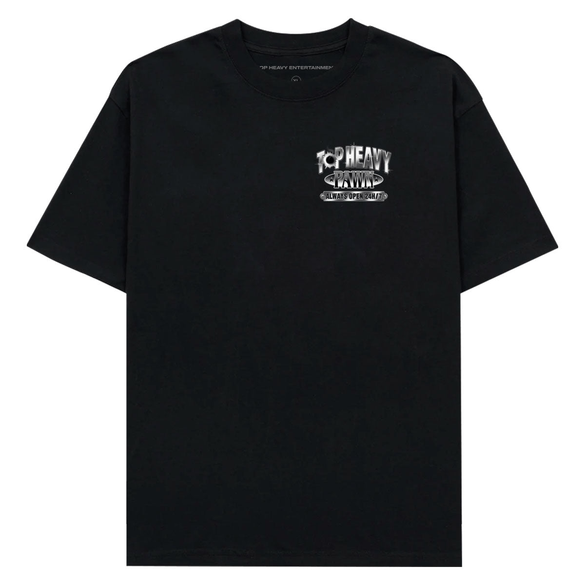 Top Heavy Pawned T-Shirt - Black image 2