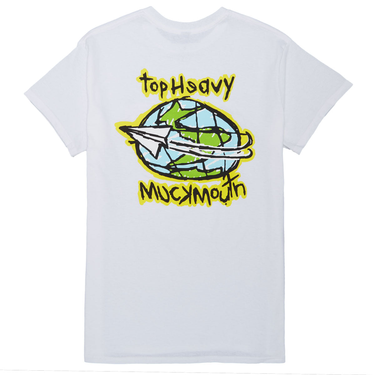 Top Heavy x Muckmouth T-Shirt - White image 1