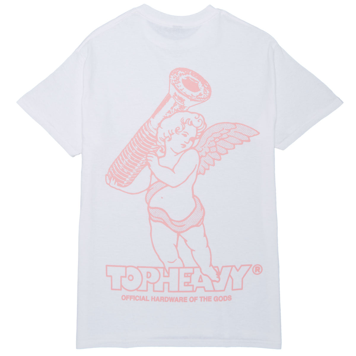 Top Heavy Hardware Of The Gods T-Shirt - White image 1