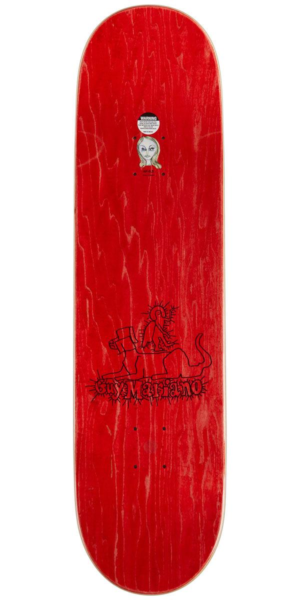 April Guy By Gonz Skateboard Deck - Red - 8.50