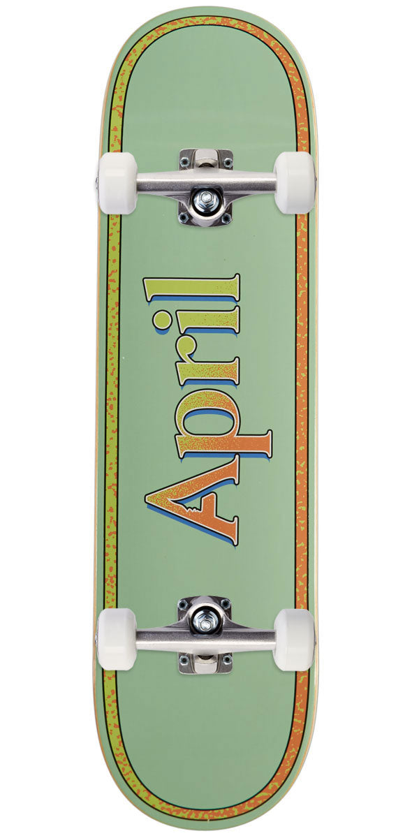 April AP OG Logo Retro Skateboard Complete - 8.38