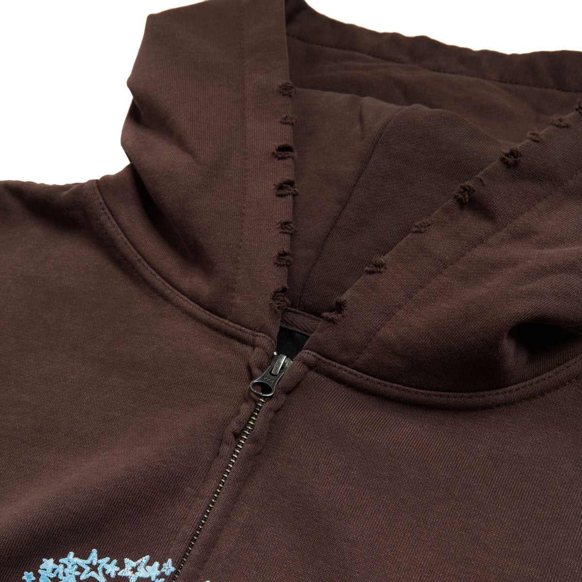 April Stars Zip Up Hoodie - Brown image 3