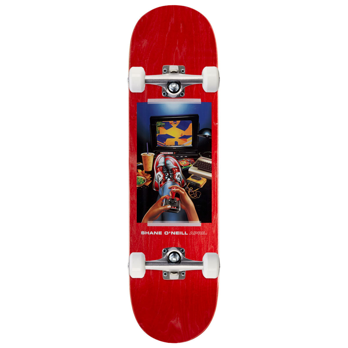 April Shane O'Neill Vintage 2 Skateboard Complete - 8.25