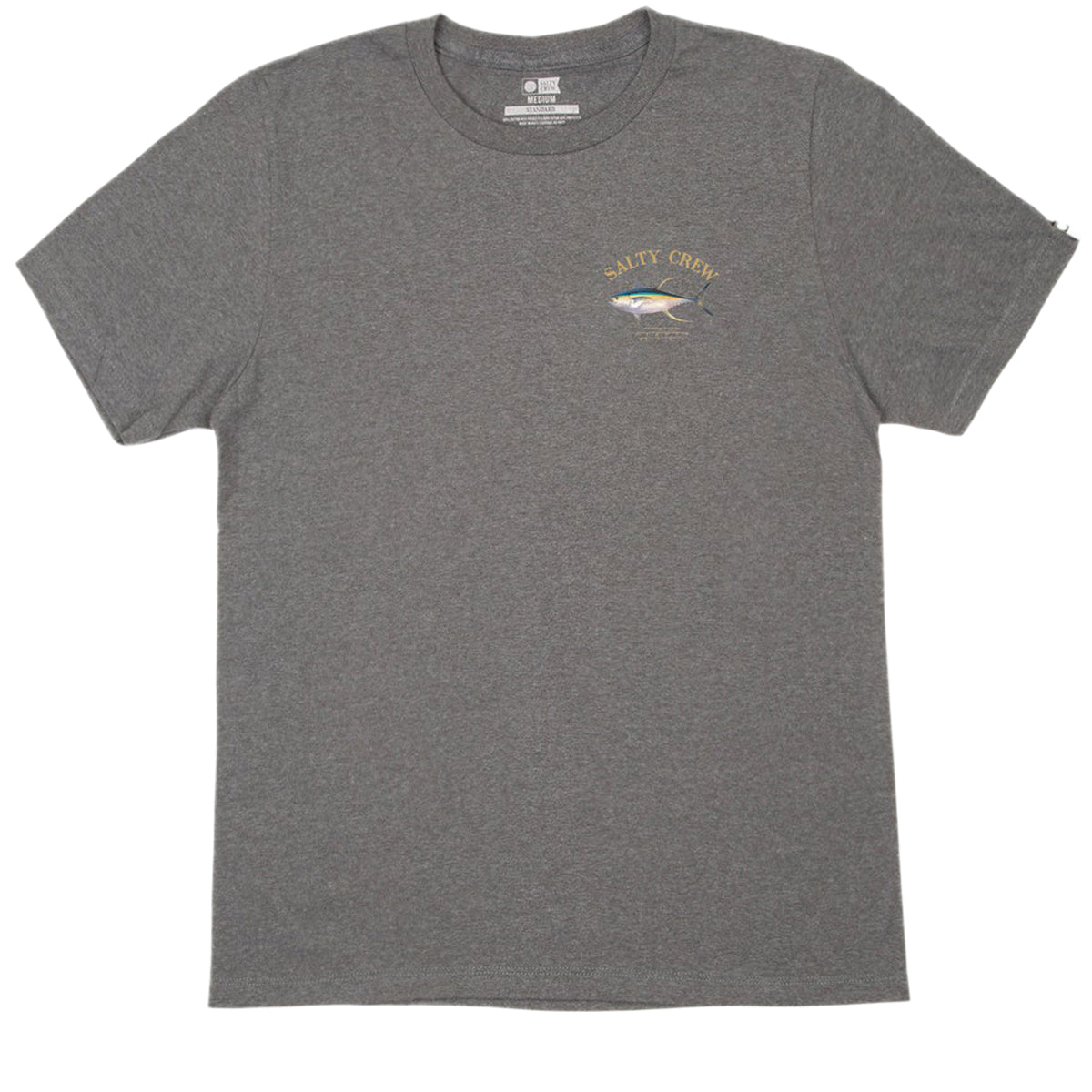 Salty Crew Ahi Mount T-Shirt - Grey Heather image 2