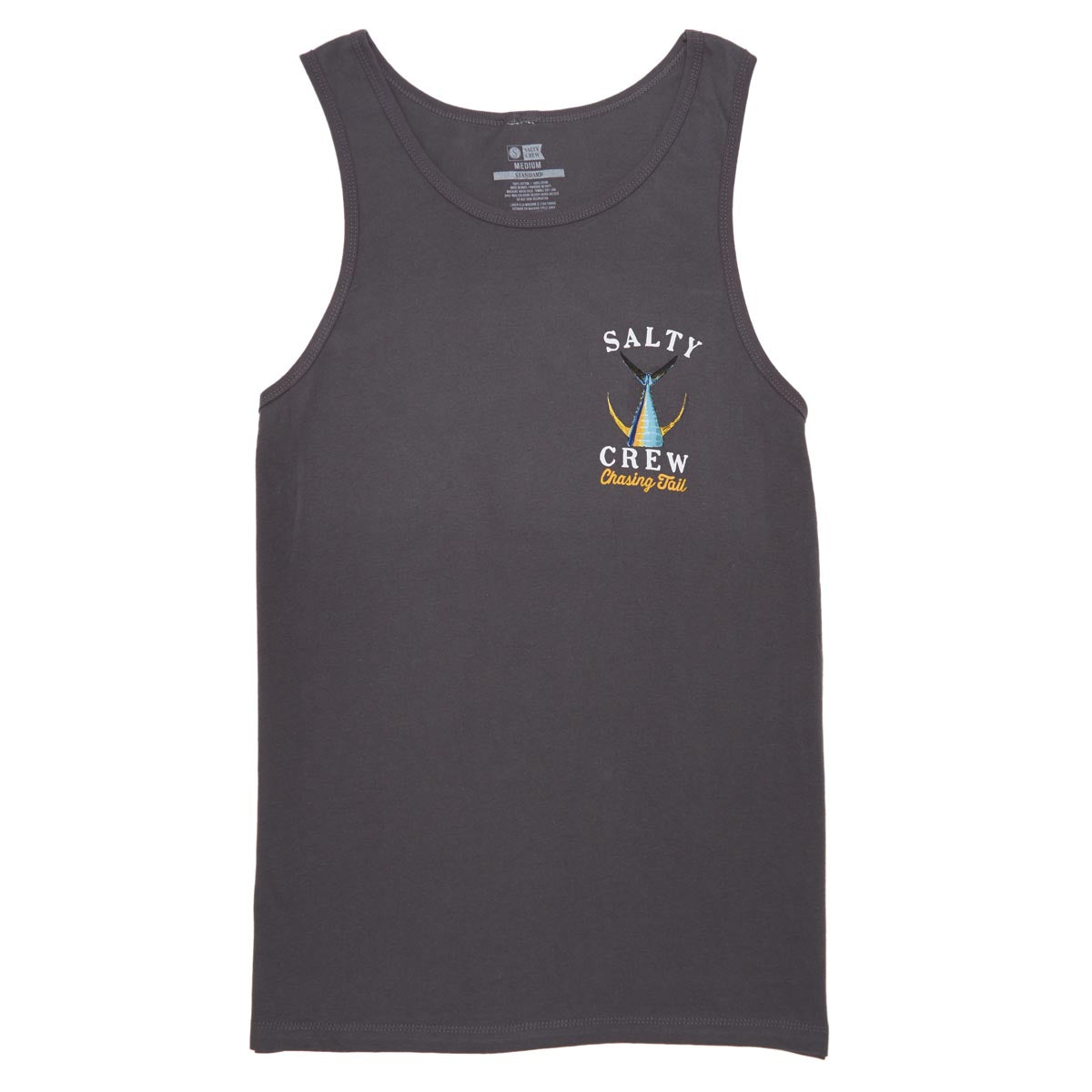 Salty Crew Tailed Tank Top - Charcoal image 2