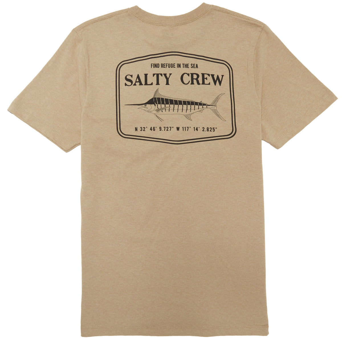 Salty Crew Stealth T-Shirt - Khaki Heather image 1