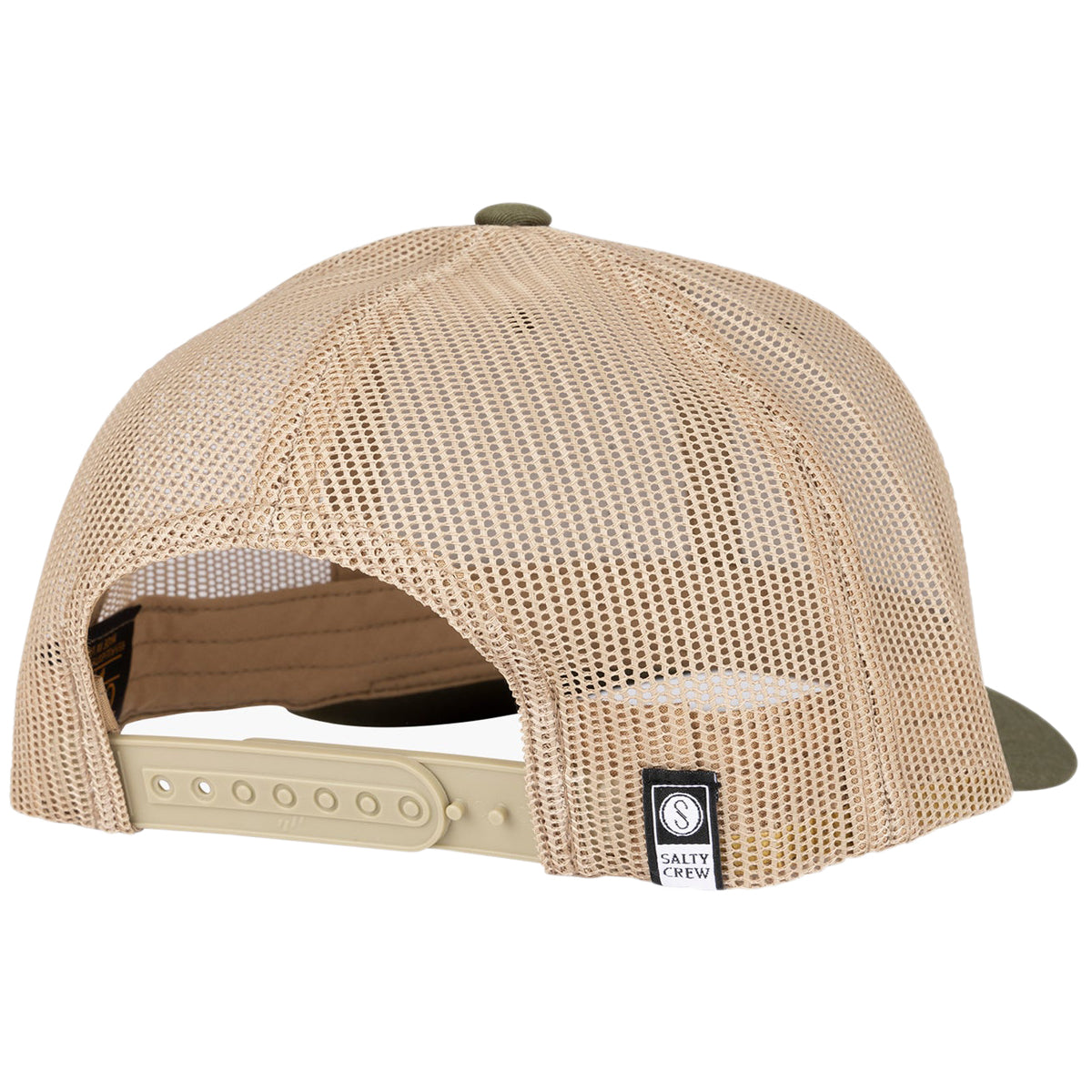 Salty Crew Toads Retro Trucker Hat - Moss/Khaki image 2