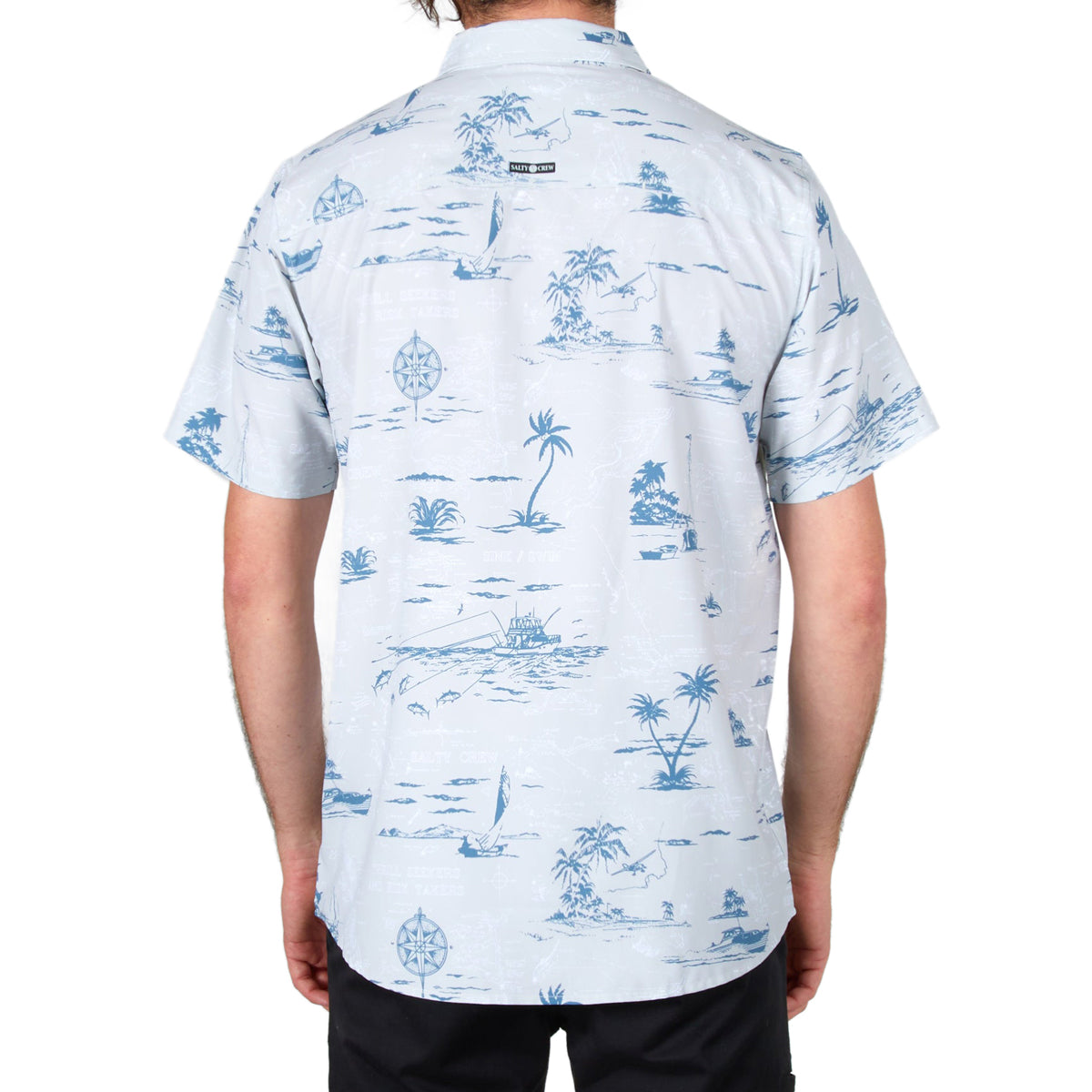 Salty Crew Seafarer Tech Shirt - White image 2