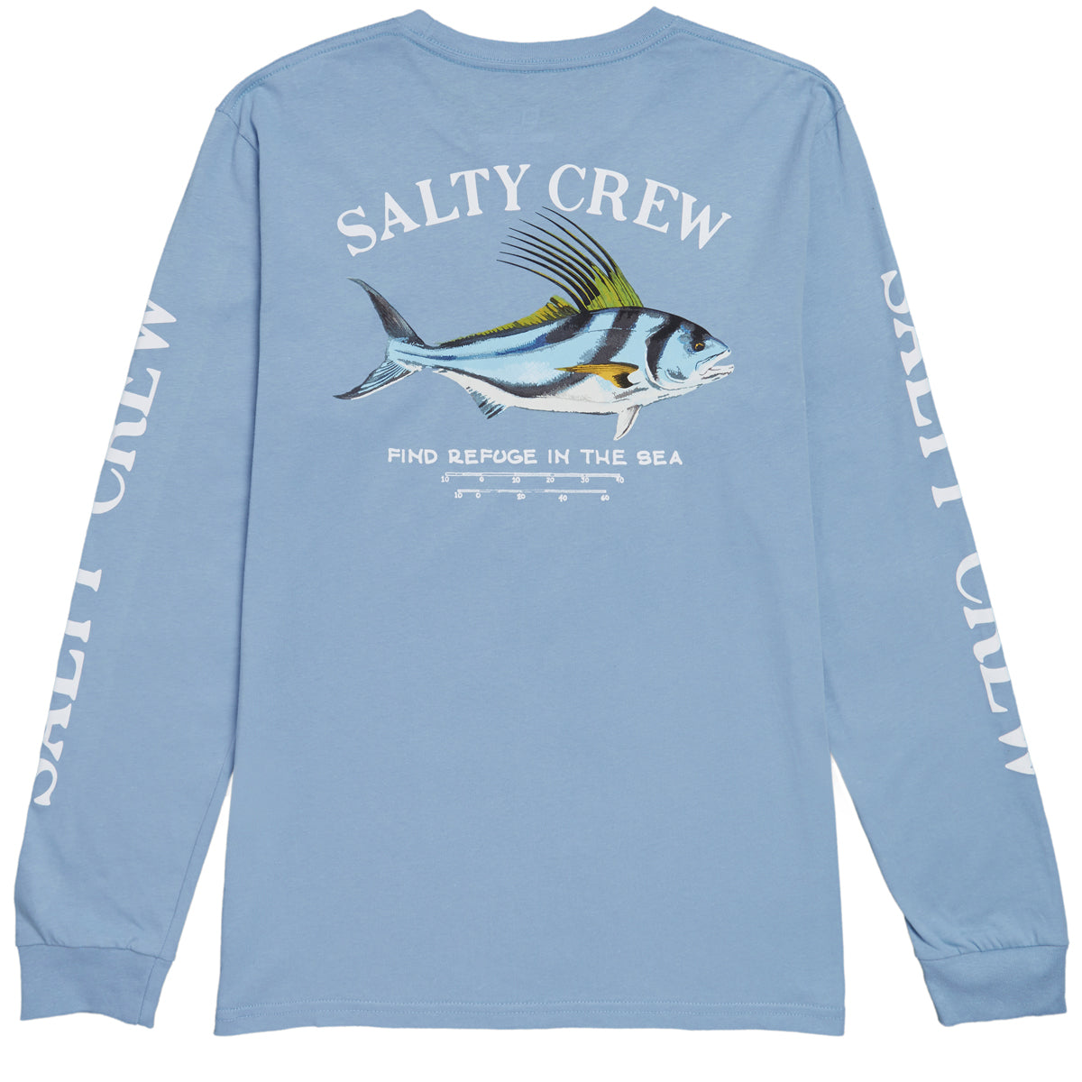 Salty Crew Rooster Premium Long Sleeve T-Shirt - Marine Blue image 1