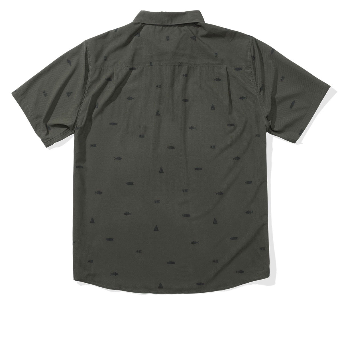 Salty Crew Mayday Perf Tech Polo Shirt - Olive image 3