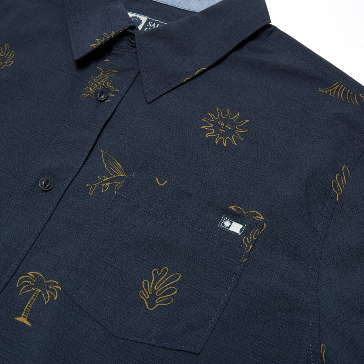 Salty Crew Good Vibes Shirt - Navy image 2