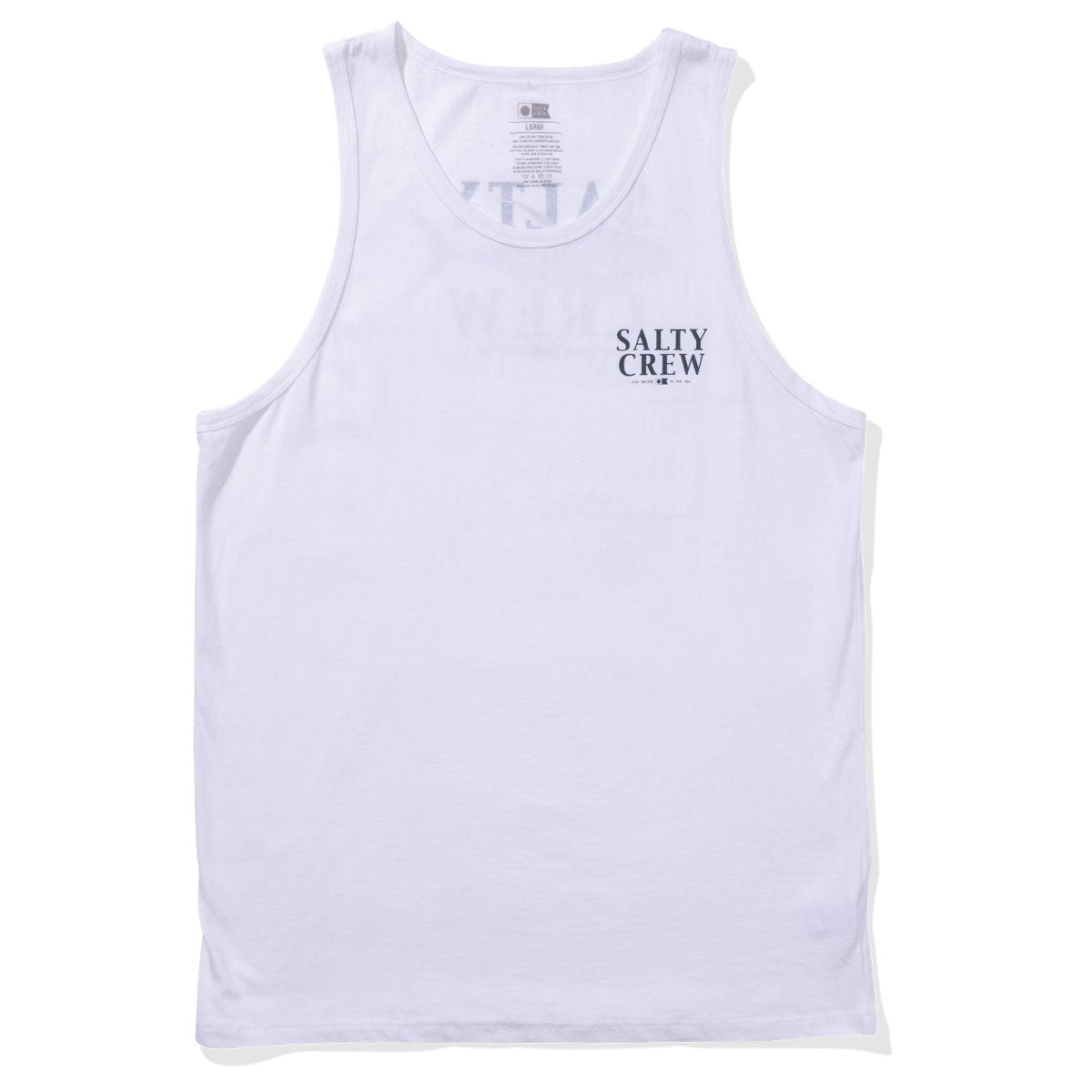 Salty Crew Yellowfin Tank Top - White image 1