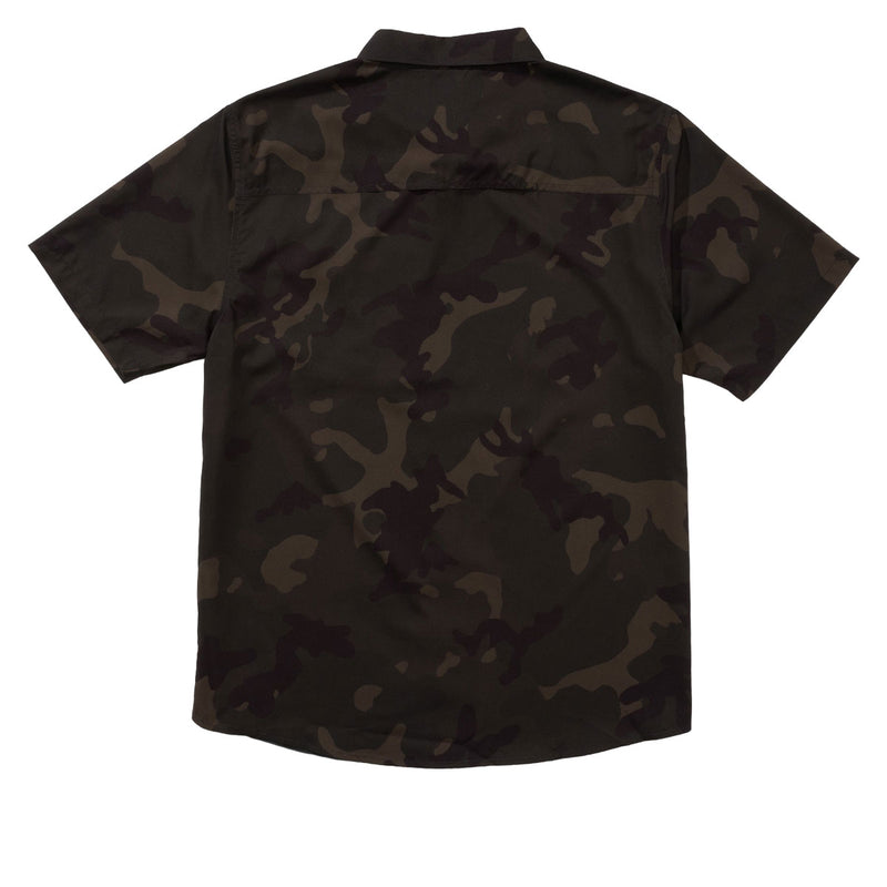 Salty Crew Flagship UV Button Up Shirt - Dark Camo
