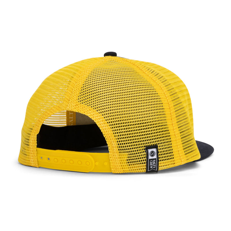 Salty Crew Ashore Trucker Hat - Navy Gold