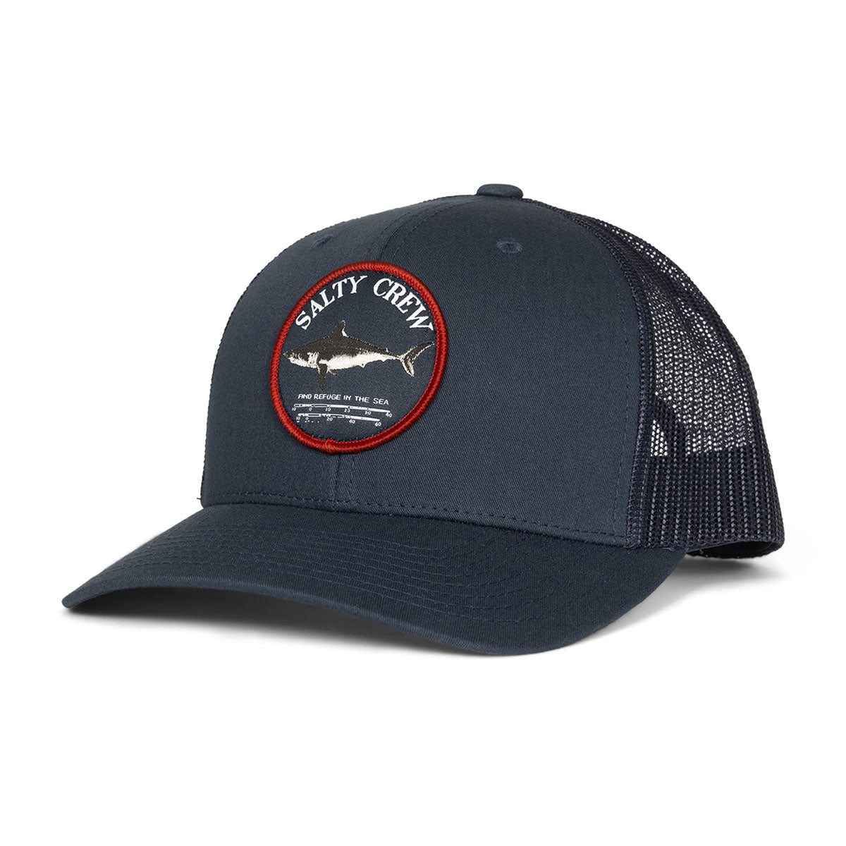Salty Crew Bruce Retro Trucker Hat - Midnight Navy image 1