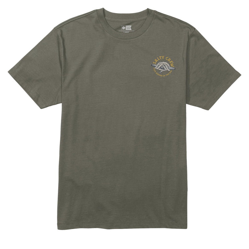 Salty Crew Cleat Knott T-Shirt - Dusty Olive