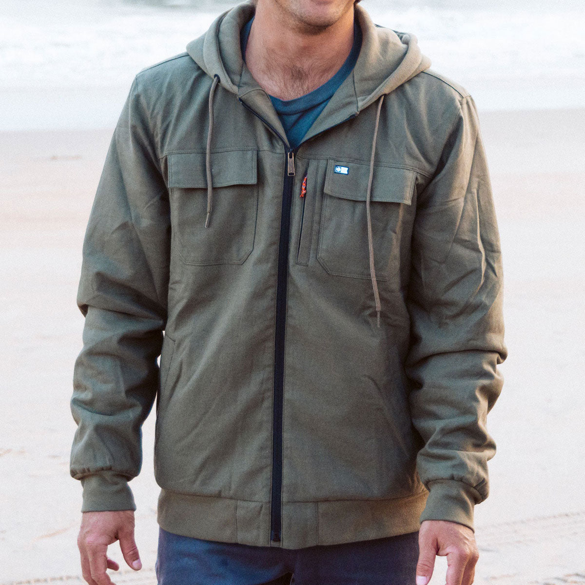 Salty Crew Fathom Jacket - Olive image 6