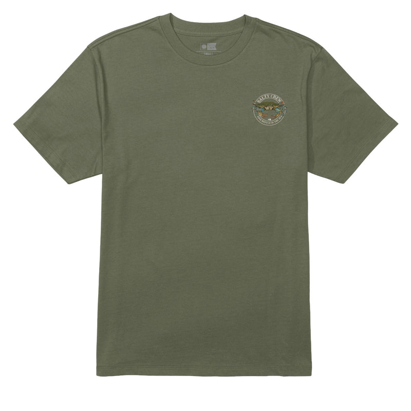 Salty Crew Jimmy T-Shirt - Dusty Olive