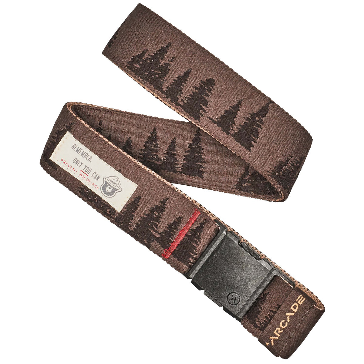 Arcade Smokey Bear Prevent Wildfires Belt - Med Brown image 1