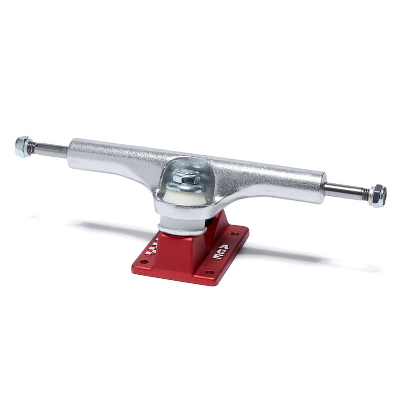 Ace Classic Skateboard Trucks - Polished/Red - 55