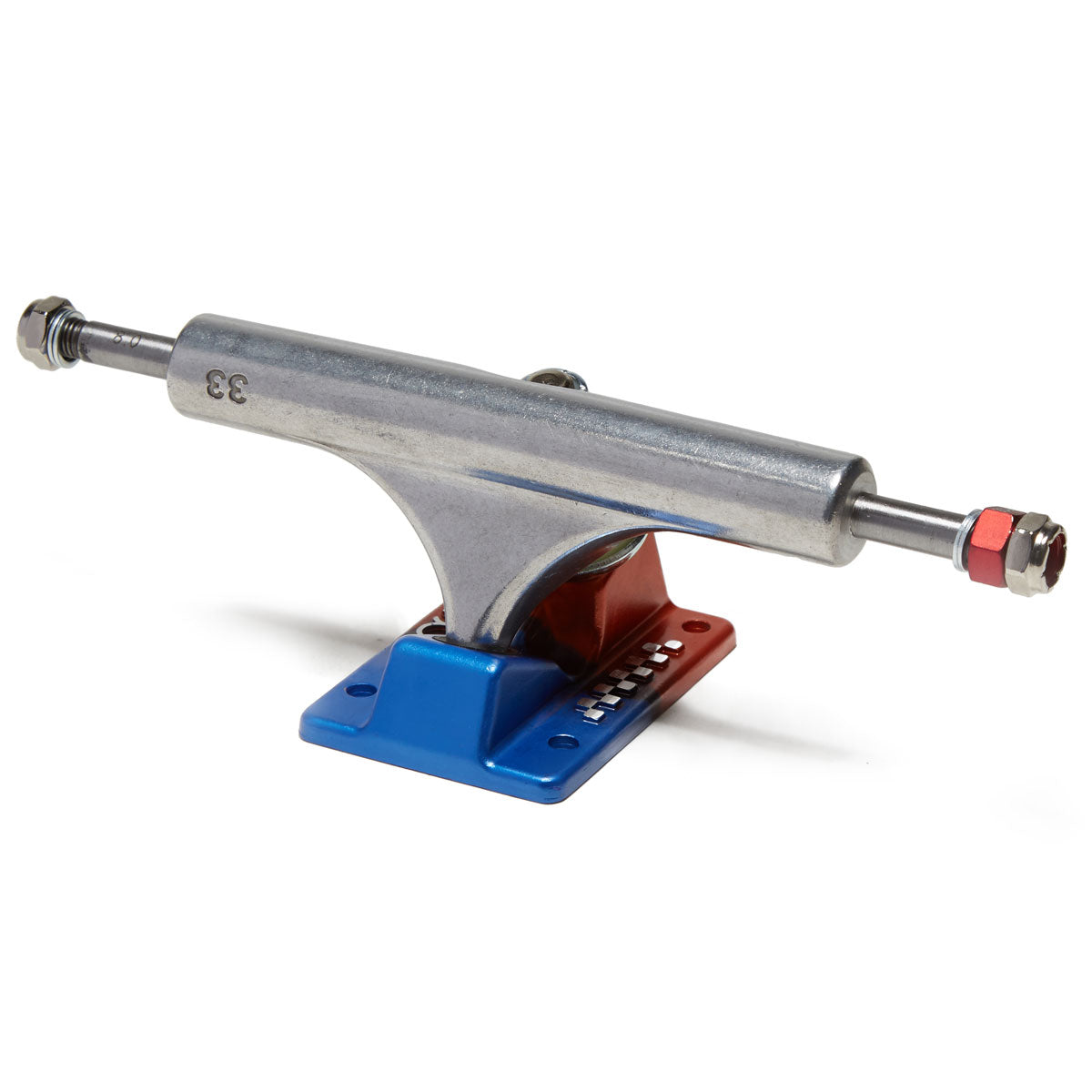 Ace AF1 Skateboard Trucks - Anodized Blue Orange/Polished - 33 image 1