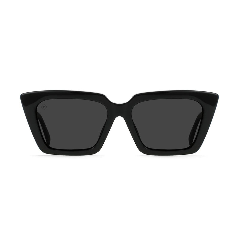 Raen Keera 54 Sunglasses - Recycled Black/Smoke Polarized