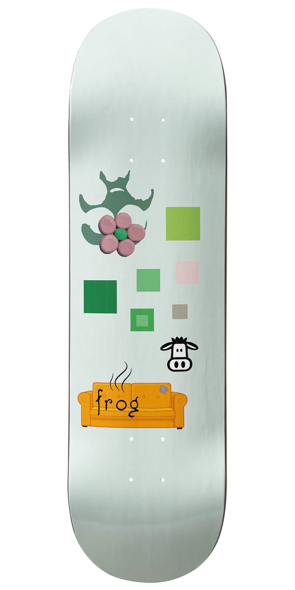 Frog Stinky Couch Skateboard Deck - Green - 8.38