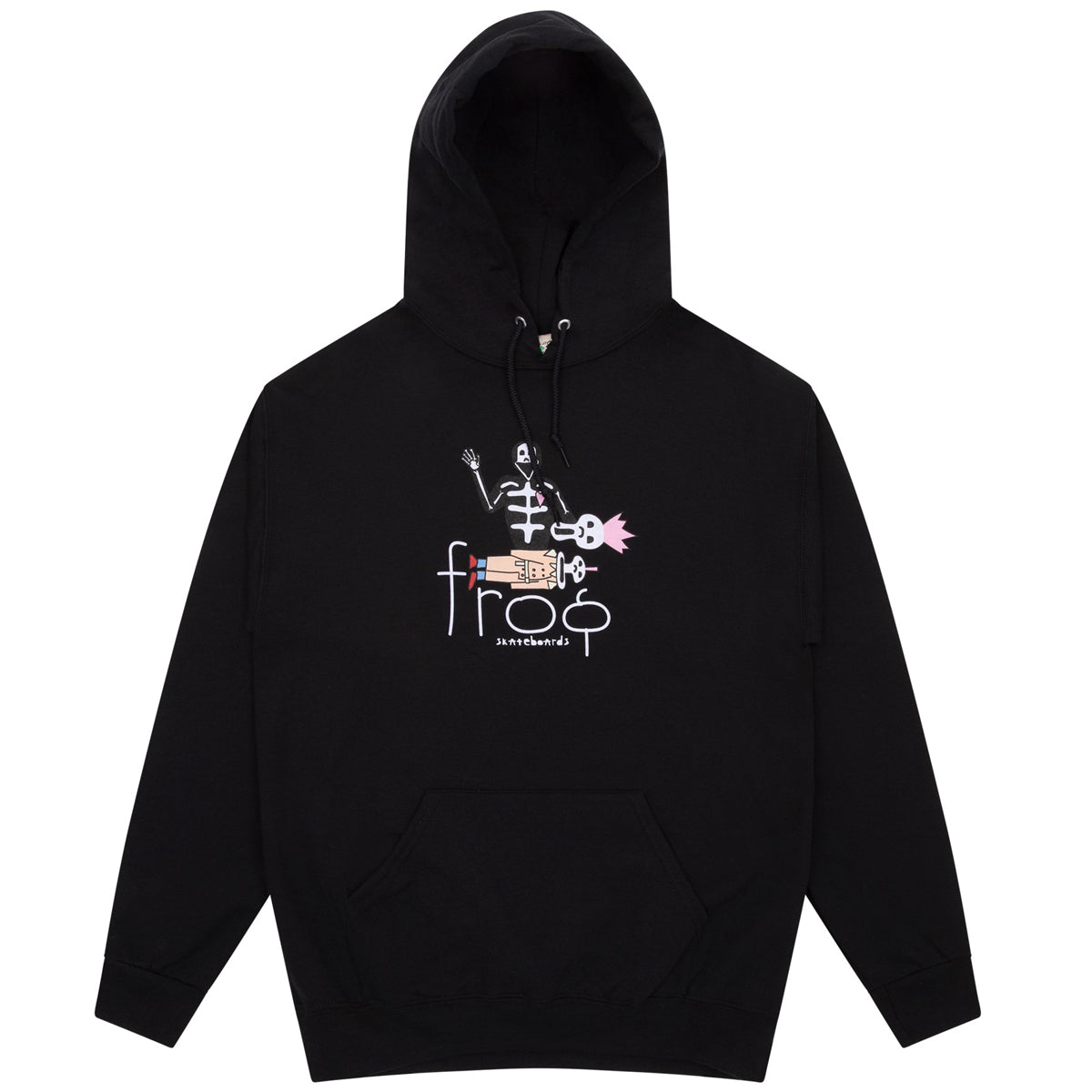 Frog After-Life Hoodie - Black image 1