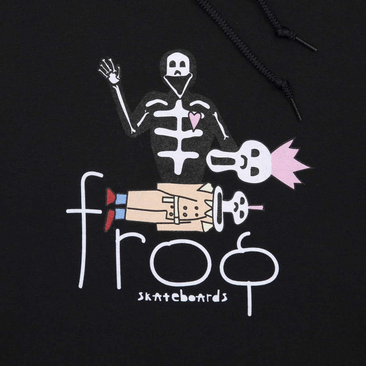 Frog After-Life Hoodie - Black image 2