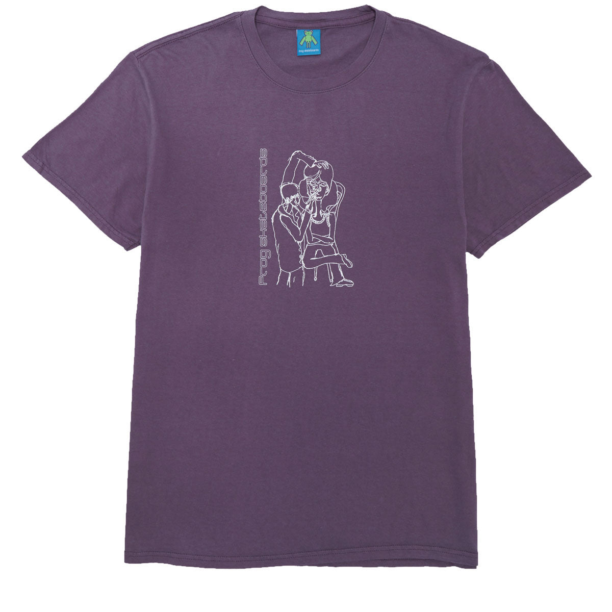 Frog Make Up Artist T-Shirt - Old Purple image 1