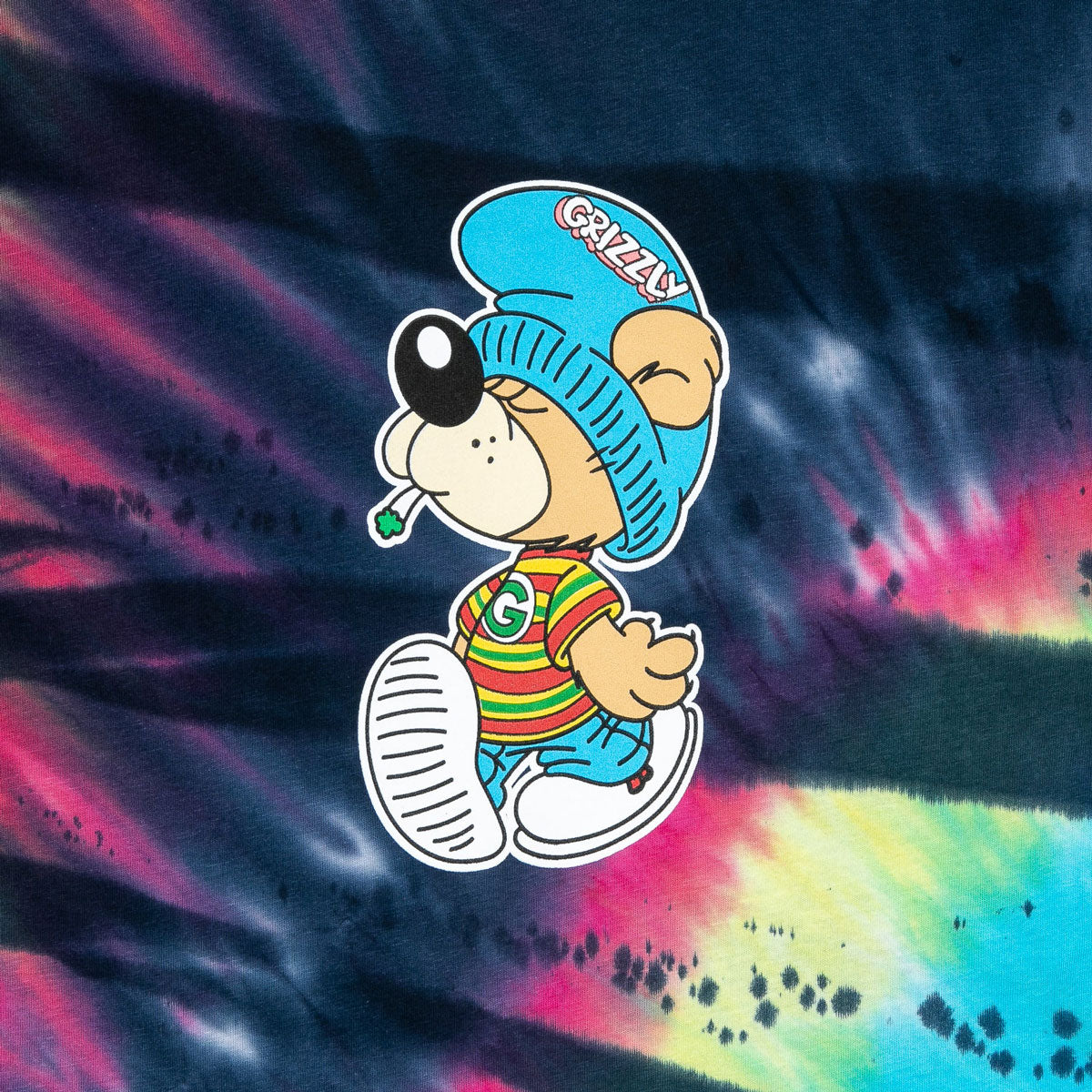 Grizzly Delinquent T-Shirt - Tie Dye image 2