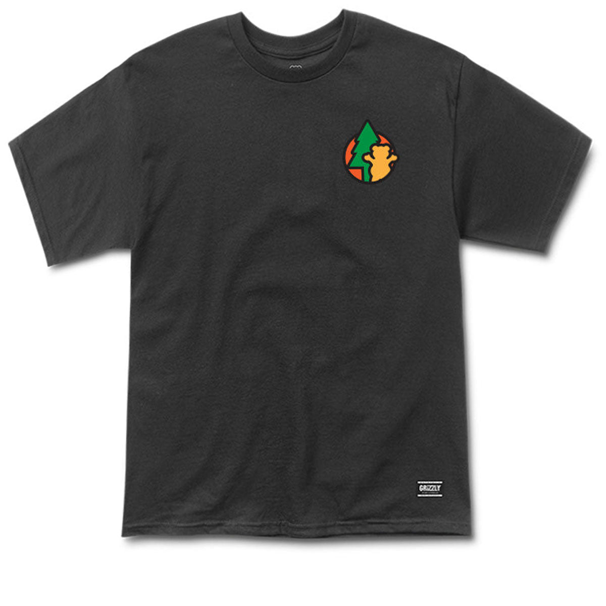 Grizzly Evergreen T-Shirt - Black image 1