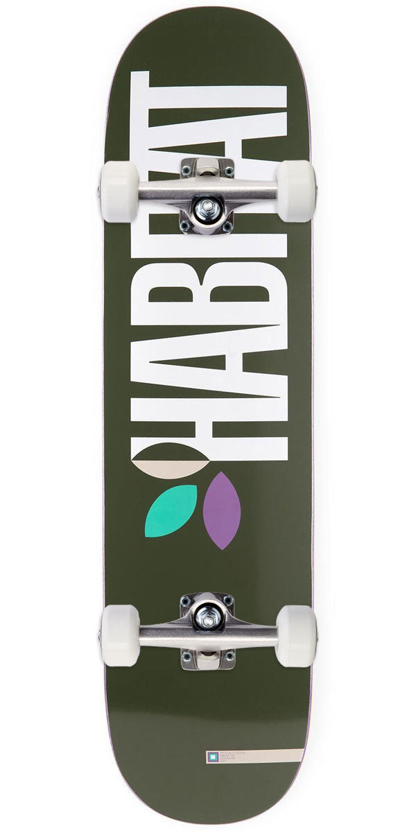 Habitat Apex Bold Twin Skateboard Complete - Green - 8.25