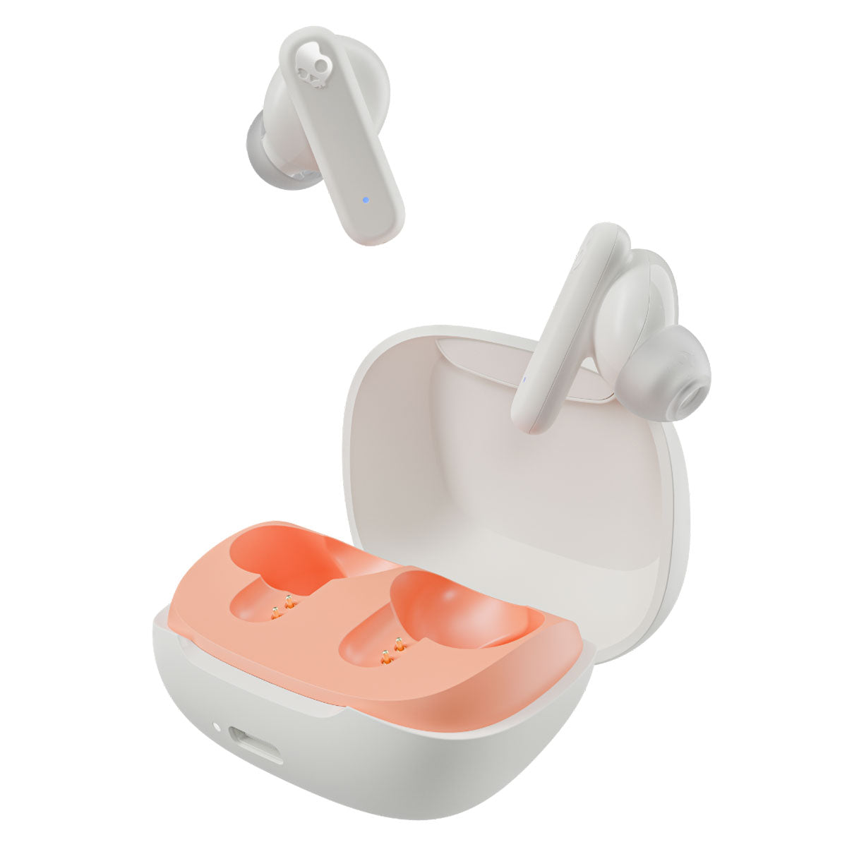 Skullcandy TW Smokin Buds In-Ear Headphones - Bone/Orange image 1