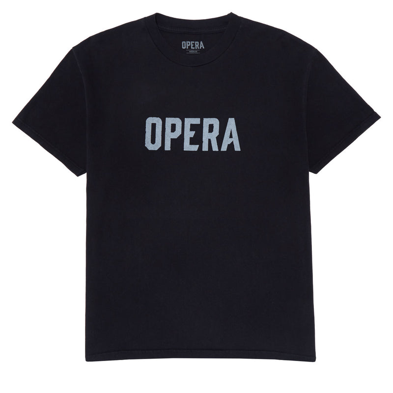 Opera Font T-Shirt - Black
