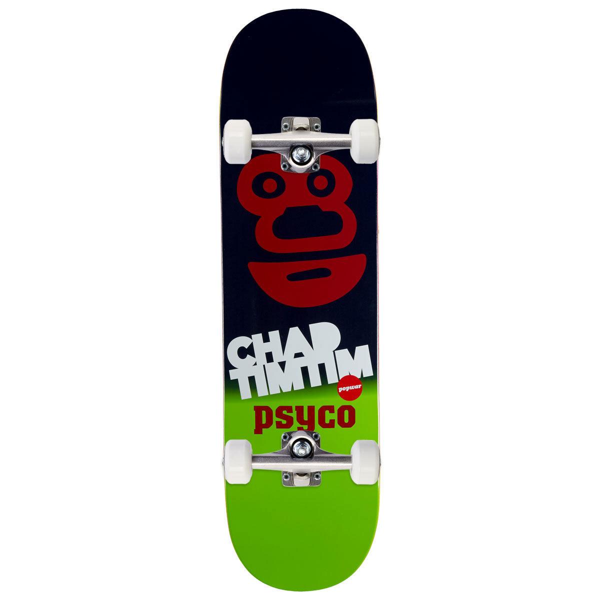 Popwar Chad Tim Tim Psyco Skateboard Complete - 8.50