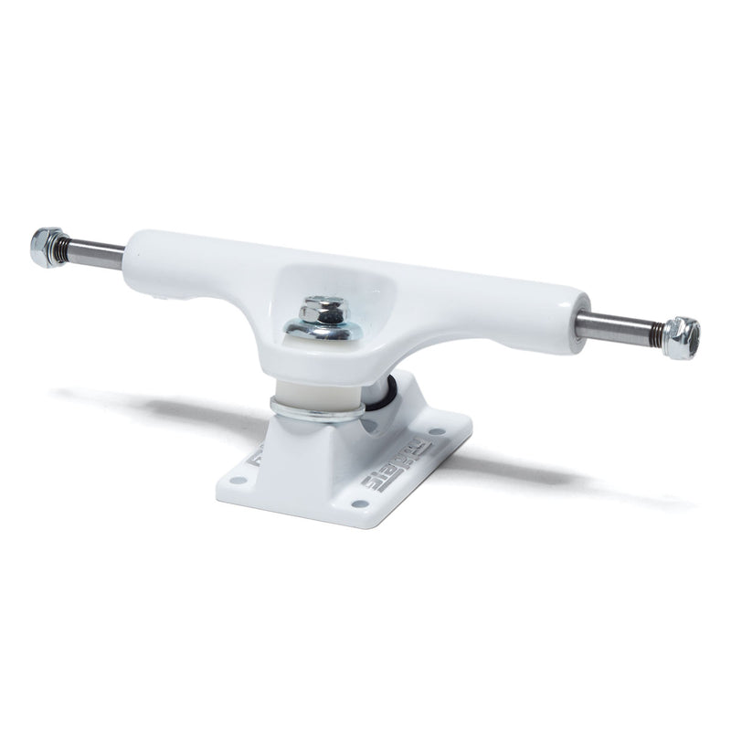 Slappy ST1 Classic Hollow Reacher Graphic Skateboard Trucks - White - 8.25